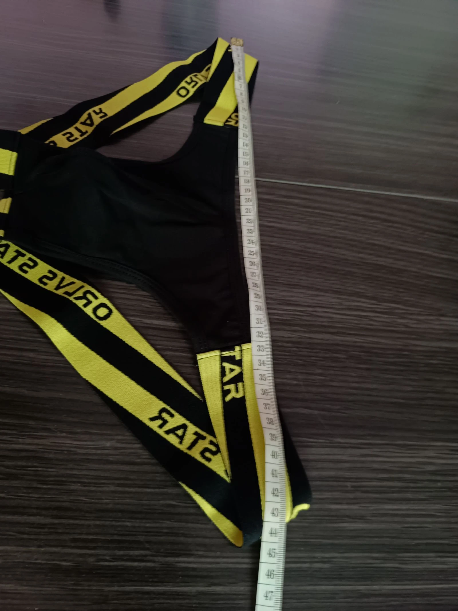 Black and Yellow Men's Jockstrap – photo 5